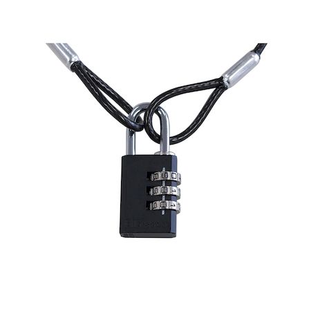 清水 4994421318317 ワイヤー&パドロック ダイヤル錠タイプ No.3180−30L