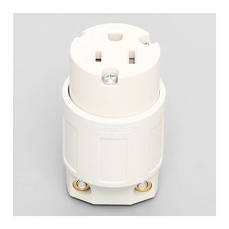 (LINEクーポン有)翌日出荷 アメリカン電機 アメリカン 7114GN-IV コードコネクタボディ シロ 平刃形コードコネクタボディ白 7114GNIV