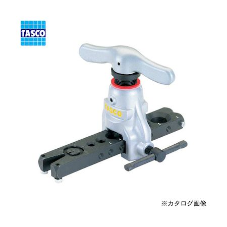 【商品説明】【メーカー】●（株）イチネン TASCO【仕様】●適合サイズ：1/4・3/8・1/2・5/8・3/4(5穴)●従来冷媒用、新冷媒用の銅管ふれあ加工ができます。●フレア加工が完了するとクラッチが働きハンドルがカラ回りして必要以上の負荷がかかりません。 【消耗品・別売品】●チューブカッター TA560A●リーマー TA530●フレアメジャーガイド TA504FG●フレアサイズゲージ TA504SG●6穴 クランプバー TA550N-1●5穴 クランプバー TA550NB-1●3穴 クランプバー TA550G-1●フレアゲージ TA504G●フレアツールケース TA550CS-2