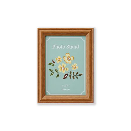 (LINEクーポン有)大仙 33R08602101 写真立て ベルク ナチュラル ハガキ OPP