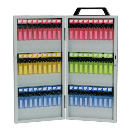 【商品説明】●手軽に社内のセキュリティ強化！鍵の保管・情報保護対策に最適●オフィスや施設の鍵の管理の他、USBメモリーの管理にも重宝●キーボックス本体はダイヤルで施錠できます。●商品：277×599×64mm●パッケージ：600×298×6...