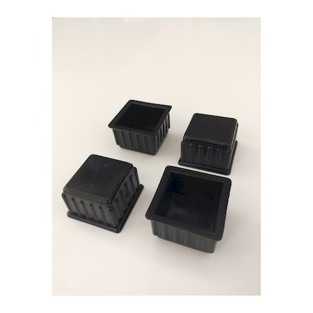 ツチノ 51-050 脚キャップ 黒角 21mm 4個入り 51050