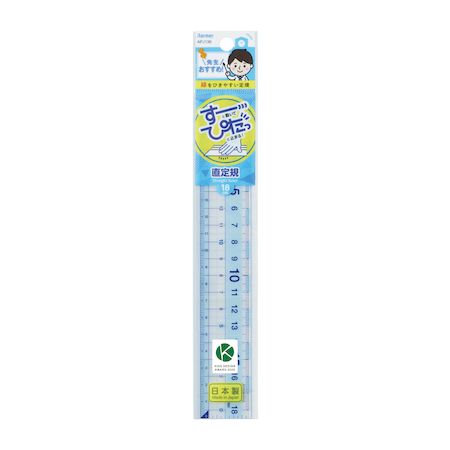 翌日出荷 レイメイ藤井 APJ136 先生おすすめ直定規 18cm
