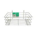 【スーパーSALEサーチ】和気産業 4903757241657 EMP177 メッシュパネル用 DX引掛カゴA クローム 幅260mmX奥行130mmX高さ90...