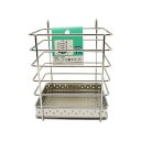 【スーパーSALEサーチ】和気産業 4903757241688 EMP180 メッシュパネル用 ポケット引掛カゴ 大