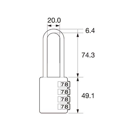 (LINEクーポン有)和気産業 4903757296558 IB−128 しっかり丈夫な可変式文字合わせ...