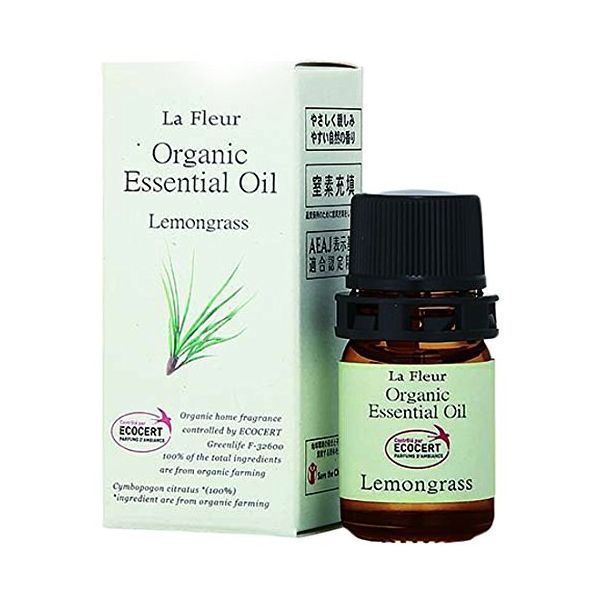 4977369141193 【9個入】 La fleur Organic ラ・フルール オーガニック レモングラス ミニ 3ml【キャンセル不可】