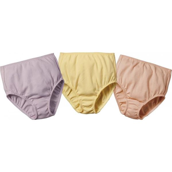 4985697220329 綿100％深ばきフライス編ショーツ 3色組 3L【キャンセル不可】