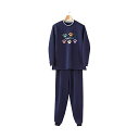 【スーパーSALEサーチ】4985697221685 裏起毛パジャマ ネイビー 3L【キャンセル不可】(4)