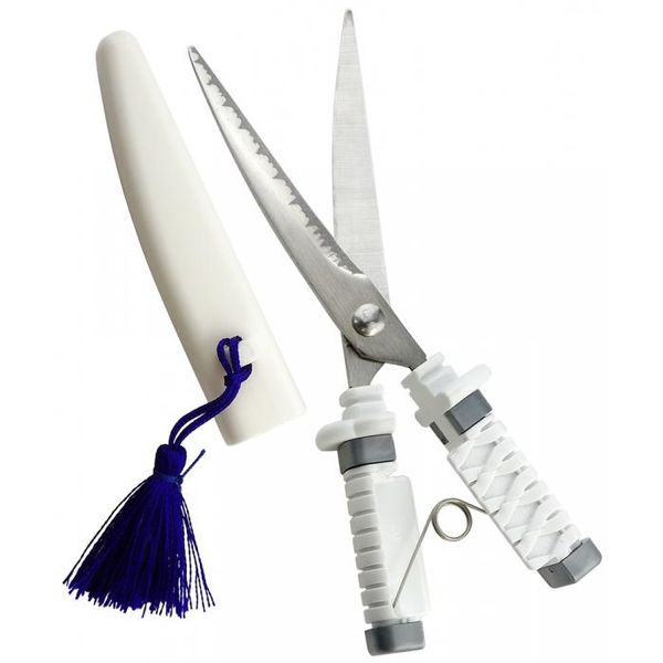 4945569766003 お守り刀はさみ 白MS−14W【キャンセル不可】