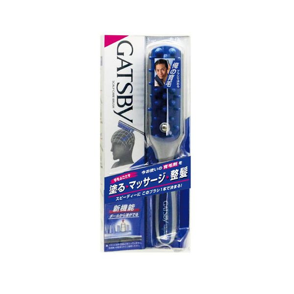 4970270001815 【6個入】 ギャツビー 育毛剤を塗るヘアブラシ GTB1800 26677【キャンセル不可】