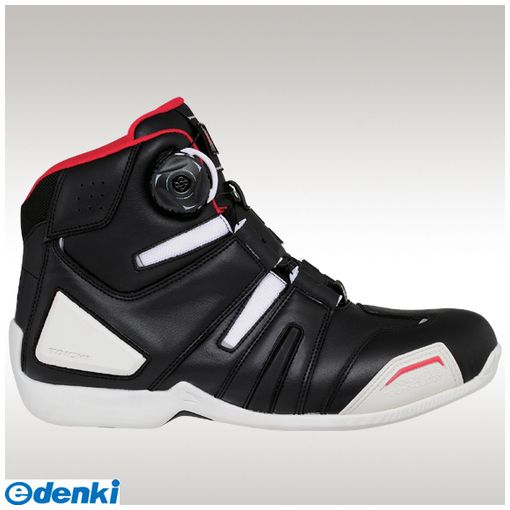 RSタイチ 4997035616305 RSS006 DRYMASTER BOA ライディングシューズ BLACK／WHITE 25．5