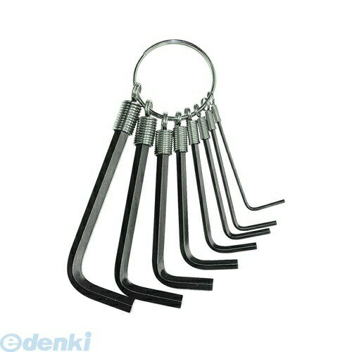 アイガーツールメーカーお問い合わせ：0256-32-4071【商品説明】【仕様】●6角棒レンチ8PCS●材質：クロームモリブデン鋼●熱処理加工●パーカー仕上げ●サイズ（ミリ）：1.5mm、2.0mm、2.5mm、3.0mm、4.0mm、5.0mm、5.5mm、6.0mm【サイズ】約48〜80mm【重量】約86g【カラー】ブラック