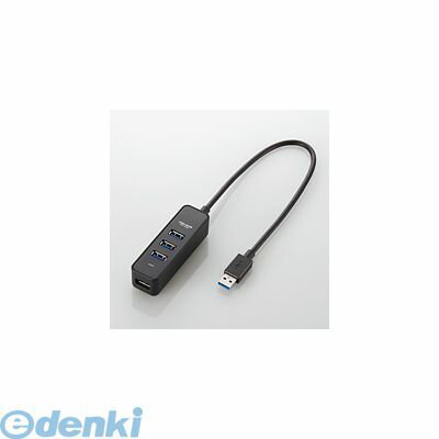 ELECOM エレコム U3H-T405BBK マグネット付き4ポートUSB3.0ハブ U3H-T405BBK U3HT405BBK ブラック バスパワー専用モデル USBハブ