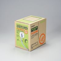 【即納在庫品】「直送」ELECOM エレコム LD-CT6/BU100/RS EURoHS指令準拠LANケーブル100mリール巻ブル..