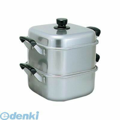 AMS71261 アルマイト角型蒸器 26cm 一重 4970197725269 アカオアルミ 角蒸器 AKAO 蒸し器 アルマイト角型蒸し器 アルミ角蒸 スチーマー 角蒸し器