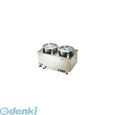 ●仕様：ES−4W型　（ヨコ型）●型式 間口×奥行×高さ(mm) 容量(L)×パン数：ES-4W 550×320×285 6.5×2●電気ウォーマー(卓上タイプ)スープ、ポタージュ、シチュー、味噌汁などを出来たての味のまま保温する湯煎タイプのウォーマーです。湯温はサーモセンサーの働きで希望のダイヤルに合わせるだけで一定に保てます。※ES-4WT型(タテ型タイプ)のみ ※メーカー直送 ※運賃別途 全国 ※受注生産品 約2週間※Q&A●仕様電源:単相100V 50/60Hz消費電力:1kw温度調節:30℃~90℃サーモ可変式質量:11kg