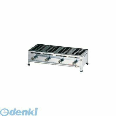 GTK228 関西式たこ焼器 15穴 4枚掛 12・13A 4905001275463 TKG 荒木金属製作所 都市ガス 都市ガス用