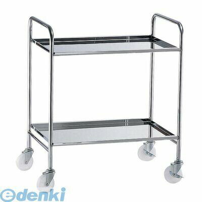 ●仕様：ナイロン車●規格 間口×奥行×高さ(mm)：ナイロン車 735×475×870●車輪:φ100×4 自在 2輪ストッパー付棚間隔:450中棚有効間口:685●棚板は取り外しができますので、簡単に洗うことができ 衛生的です。●棚板は段差加工により小物などが滑り落ちないように 設計されています。