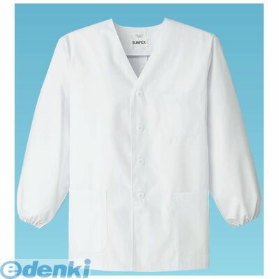 STY154 男性用調理衣 長袖 FA−321 LL 4905001552922 サンペックスイスト サーヴォ ホワイト