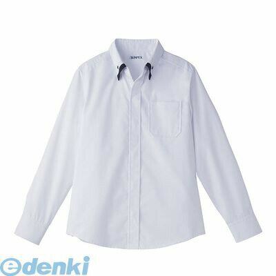 SSY3605 レイヤードBD衿長袖シャツ M ET−1311 WT×BK 4905001573316 サンペックスイスト サーヴォ レイヤードBD衿長袖シャツM レイヤードBD衿シャツ