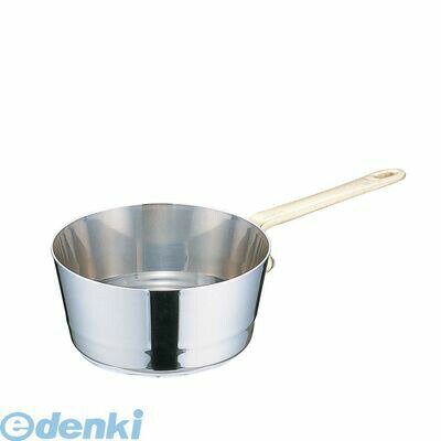 Ih Incompatible - PPTA004 UK18−8プチテーパー片手深型鍋 蓋無 12 4520785085529 三宝産業 YUKIWA ユキワ SANGYO SAMPO