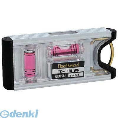 (LINEクーポン有)エビス EDTBLWR トビレベル ホワイト／レッド ED-TBLWR EBISU エビスダイヤモンド 水平器 エビストビレベルホワイトED-TBLWR