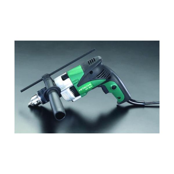 ●電源…AC100V、590W●チャック能力…φ1.5〜13mm●回転数…0〜2，900rpm●打撃数…0〜46，400回/分●能力…コンクリート：φ16mm、　 鉄工：φ13mm、木工：φ25mm●コード長…2.5m●サイズ…60(W)×246(L)×181(H)mm●重量…1.5kg●付属品…チャックハンドル、サイドハンドル、デプスゲージ、プラスチックケース●二重絶縁、無段変速、正逆転●ビット別売●替カーボンブラシ…　　標準付属：EA813HH-6　　ストップカーボン：EA813HH-16