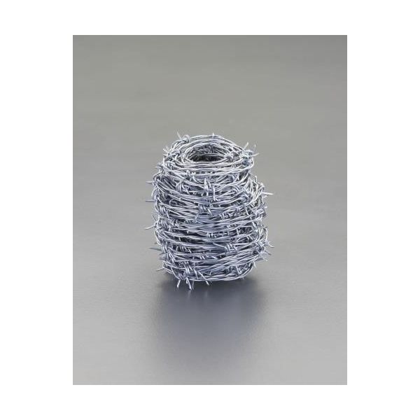 【個人宅配送不可】エスコ EA951AV-11 直送 代引不可・他メーカー同梱不可 1．6mm／＃16 有刺鉄線【亜..