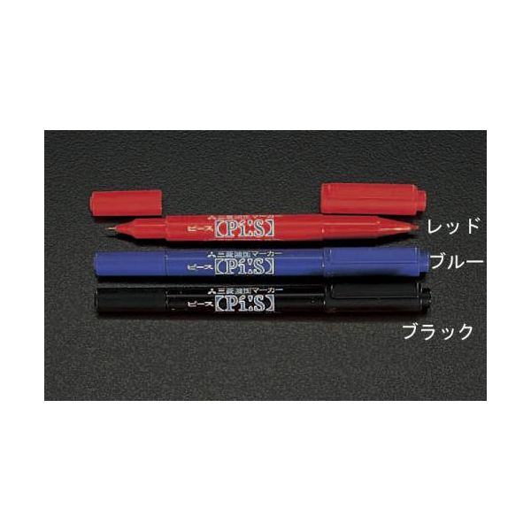 樂天商城 - (LINEクーポン有)【個人宅配送不可】【即納在庫品】「直送」エスコ EA765MJ-33B 細字油性マーカー【黒】 EA765MJ33B【キャンセル不可】