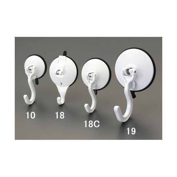 エスコ EA638LA-19 78mm 強力吸盤フック EA638LA19【キャンセル不可】