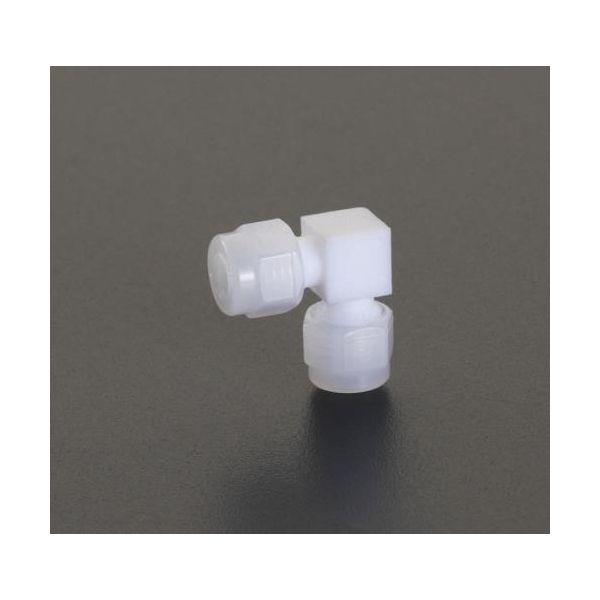 【個人宅配送不可】【即納在庫品】「直送」エスコ EA425HG-6 6mm 【フッ素樹脂製】エルボユニオン EA425HG6【キャンセル不可】