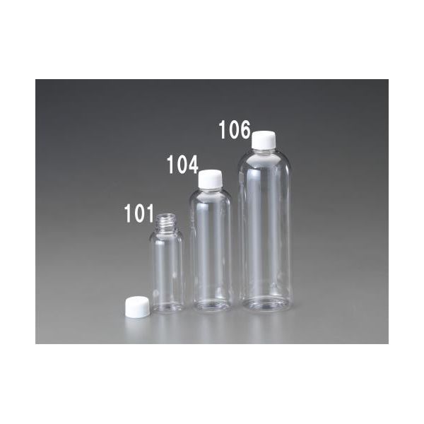 エスコメーカーお問い合わせ：06-6532-6226●容量…500ml●サイズ…φ64×201mm●重量…42g●材質…PET●ふたはねじ式●入数…1個