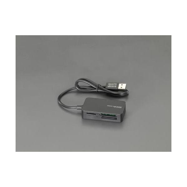 エスコ EA764A-34B EA764A−34B メモリリーダライタ【48メディア対応/ブラック】 EA764A34B【キャンセル不可】