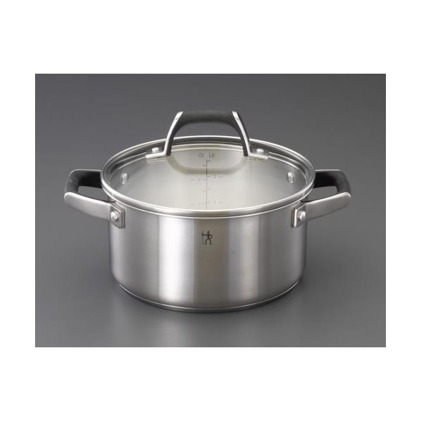 (LINEクーポン有)【即納在庫品】「直送」【個人宅配送不可】 エスコ EA913VM-28B 直送 代引不可・他メーカー同梱不可 EA913VM−28B 200mm／3．0L 両手鍋【ステンレス製】 EA913VM28B【キャンセル不可】