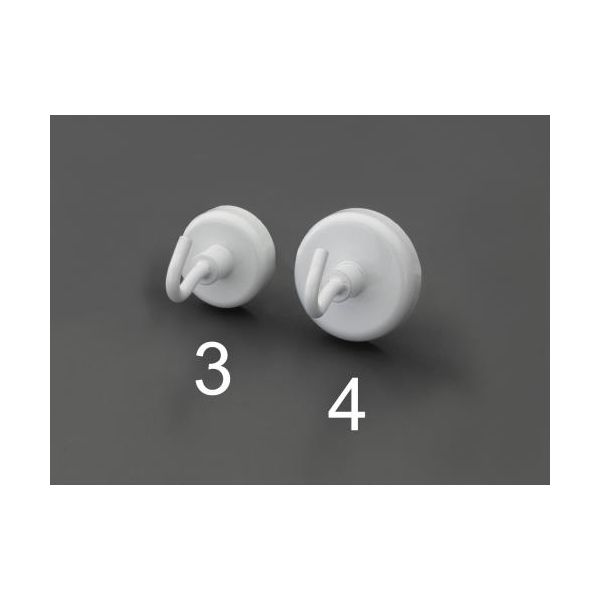 エスコ EA781GB-3 EA781GB−3 φ25x 8mm マグネットフック【2個】 EA781GB3【キャンセル不可】