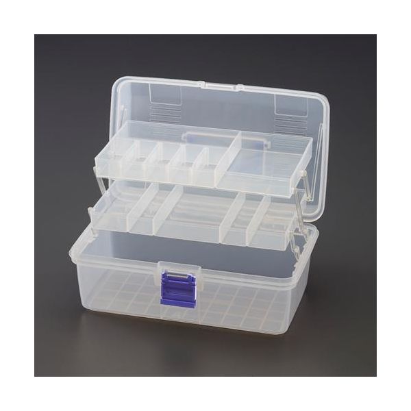 【即納在庫品】「直送」【個人宅配送不可】エスコ EA505-9 342x211x161mm 工具箱 2...