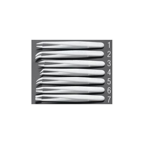 エスコメーカーお問い合わせ：06-6532-6226●耐熱温度：240℃●全長：118mm●材質：デルリン500　(アセタール樹脂)●切断能力(mm)：先端形状：直・平●先端幅：3.0mm