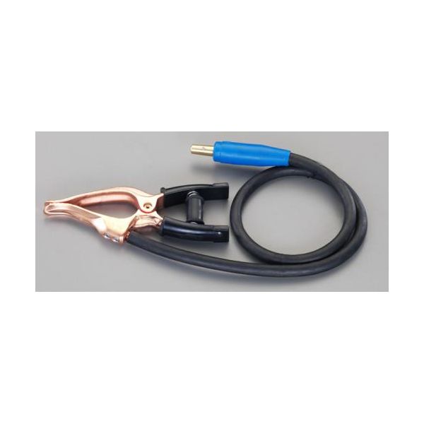 エスコメーカーお問い合わせ：06-6532-6226●許容電流…150〜220A●使用ケーブル…WCT38mm2●ケーブル長…1m●重量…1kg※溶接機に接続するには別売のEA315AN-3、HH-9、HJ-9といった接続用のアダプターが必要です。