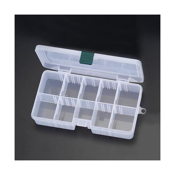 工具箱 - 【個人宅配送不可】【即納在庫品】「直送」エスコ EA508MD-23 214x118x45mm パーツケース EA508MD23【キャンセル不可】