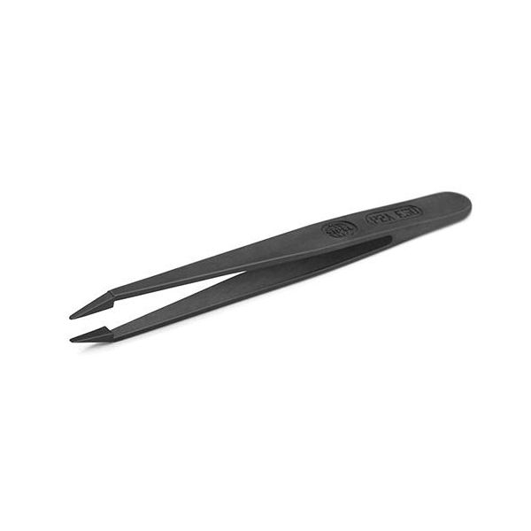 エスコメーカーお問い合わせ：06-6532-6226●耐熱温度…240℃●全長…118mm●材質…導電性プラスチック●先端形状…直・細●先端幅…1.8mm