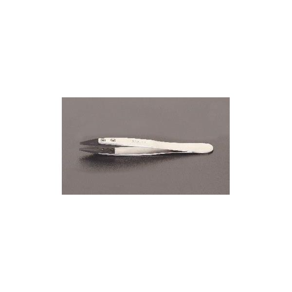 エスコメーカーお問い合わせ：06-6532-6226●全長…115mm●耐熱温度…240℃●先端…直・細●材質…チップ：合成繊維(ESD)、ハンドル：ステンレス●先端幅…2.0mm