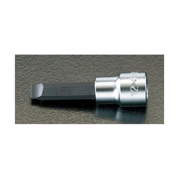 エスコメーカーお問い合わせ：06-6532-6226●差込角…3/8”●全長…60mm●サイズ(mm)…1.2×8.0