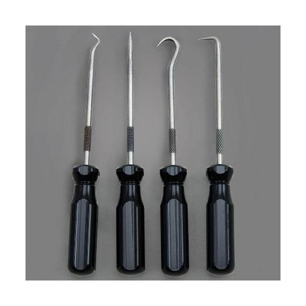 (LINEクーポン有)【個人宅配送不可】【即納在庫品】「直送」エスコ EA566CK 4本組フック&ピック EA-566..