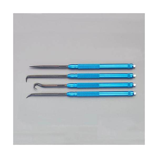 (LINEクーポン有)【個人宅配送不可】【即納在庫品】「直送」エスコ EA566DA-2 4本組ケガキ針フックセット EA566DA2【キャンセル不可】