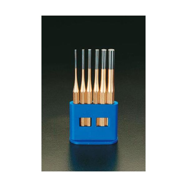 (LINEクーポン有)【個人宅配送不可】【即納在庫品】「直送」エスコ EA572DL 3-10mm6本組平行ピンポンチ..