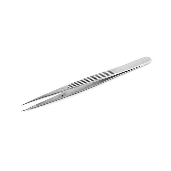 エスコメーカーお問い合わせ：06-6532-6226●先端…直・鋭●先端ギザ付●先端ズレ防止ピン付●材質…ステンレス(SUS304)●先端幅…0.9mm●全長…140mm