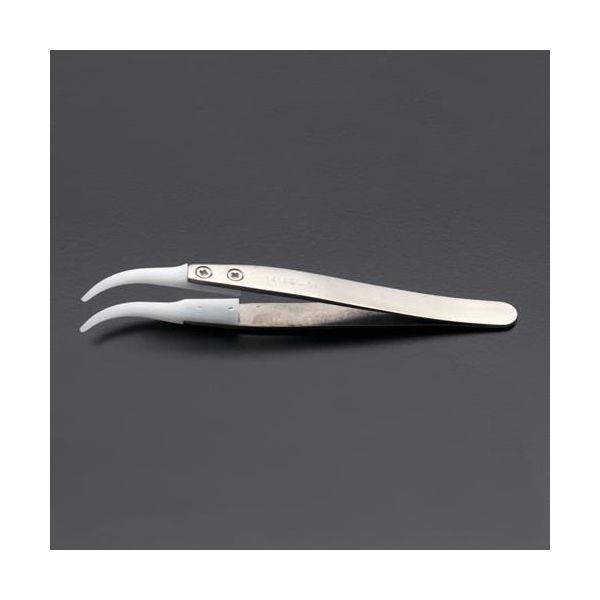 Tweezers - 【個人宅配送不可】【即納在庫品】「直送」エスコ EA595AP-20 110mmデルリン/ステンレス製ピンセット EA595AP20【キャンセル不可】