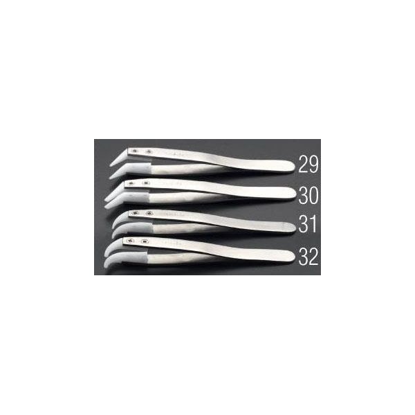 Tweezers - (LINEクーポン有)【個人宅配送不可】【即納在庫品】「直送」エスコ EA595AP-30 115mmデルリン/ステンレス製ピンセット EA595AP30【キャンセル不可】