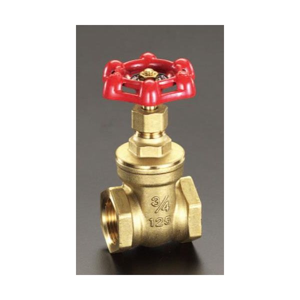 エスコメーカーお問い合わせ：06-6532-6226●ねじサイズ（PT）…1・1/2”●最高圧力…静流水(120℃以下)：1.18MPa(12kgf/cm2)、飽和蒸気：0.88MPa(9kgf/cm2)●材質…真鍮(ボディ)